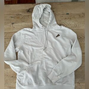 Forever 21 Pizza Slice White Hoodie Sweatshirt Size Large